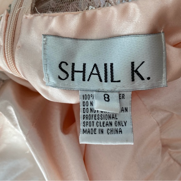 Beaded light pink flowy prom/wedding guest dress. - Picture 6 of 9